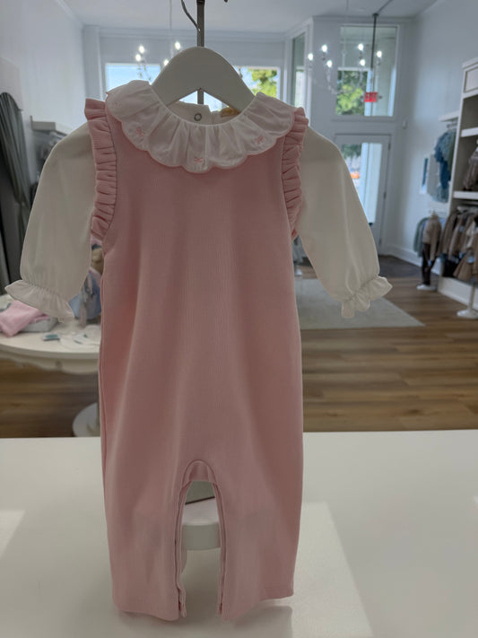 Bows Pima Jacquard Overall Set