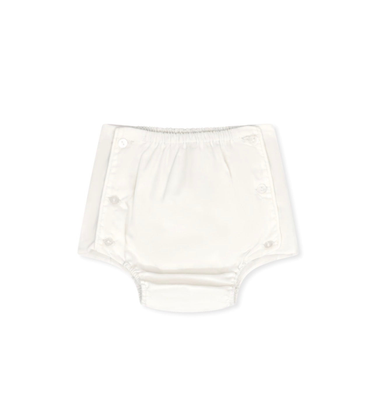 Darling Diaper Cover - Blessings White