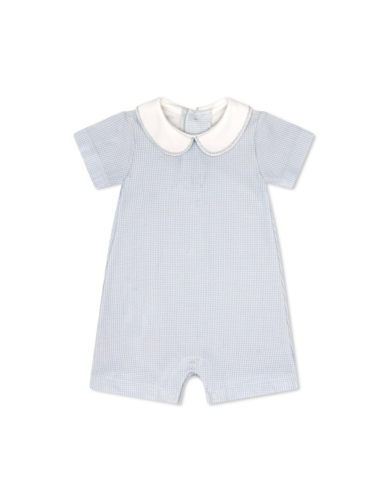 Precious Play Bubble - Baby Blue Knit Minigingham