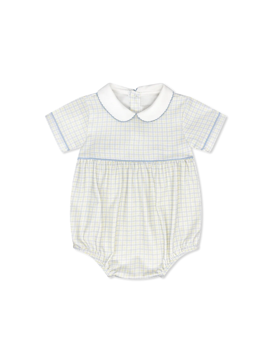 Baby Bea Bubble - Cornflower Check