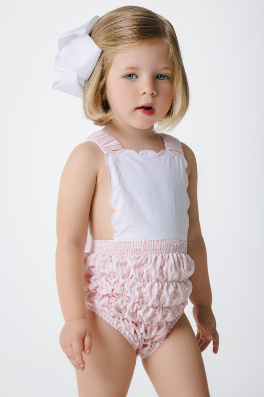 Lullaby Cotton Frilled Swimsuit