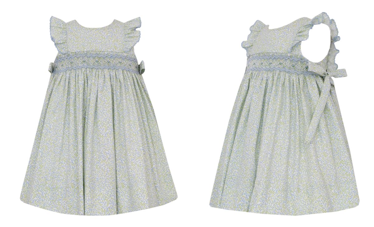 Arabella French Blue Floral Dress