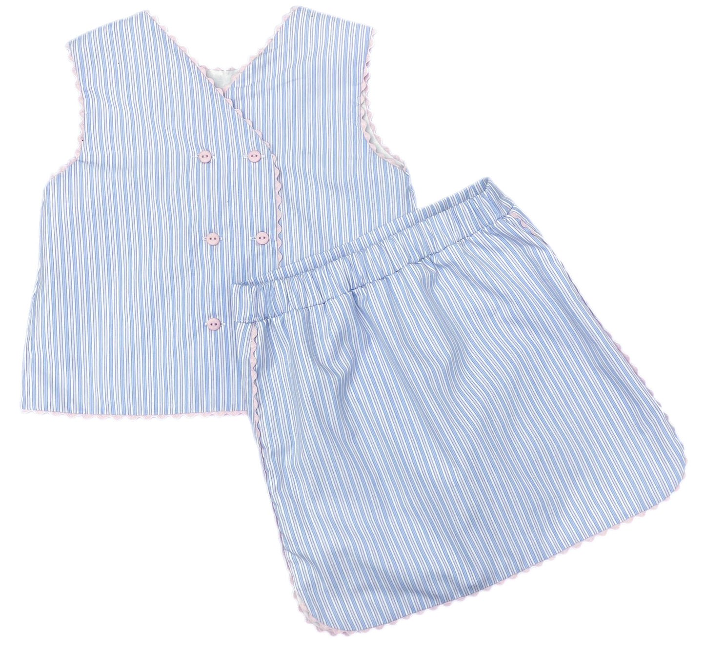 Layla Skort Set - Pink Stripe Limited Edition