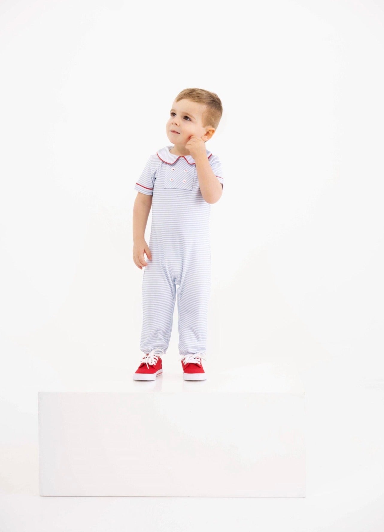 Benny Button Romper