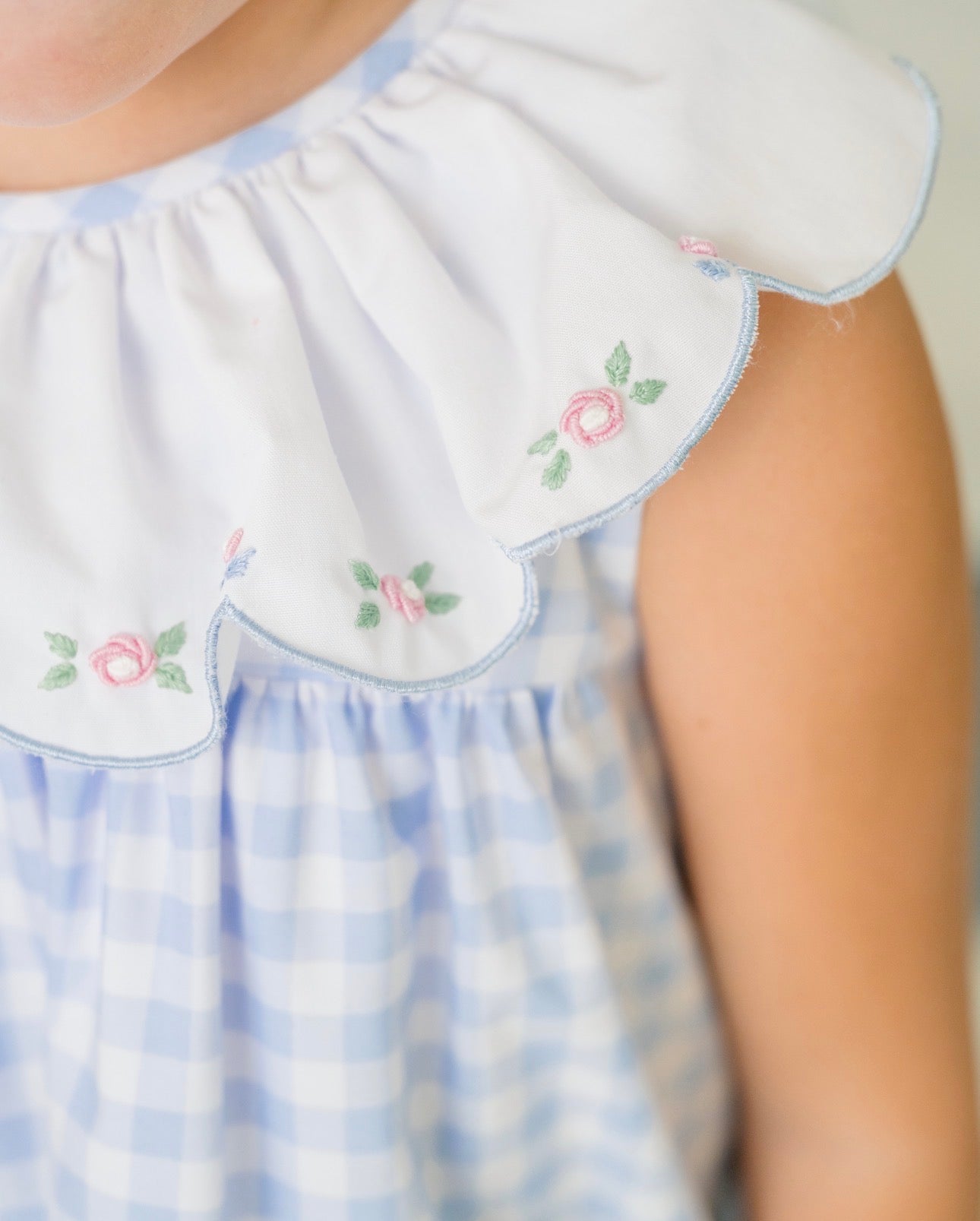 Colby Check Bloomer Set