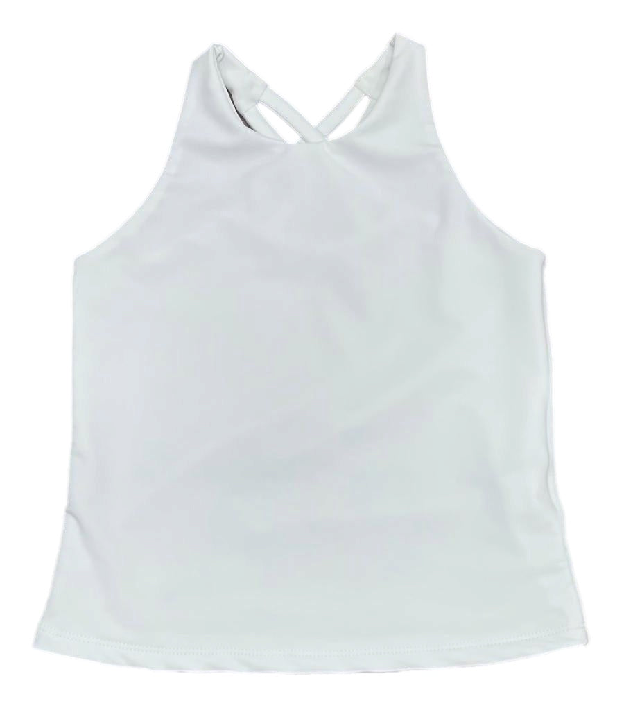 Cross back Top White *PRESALE*