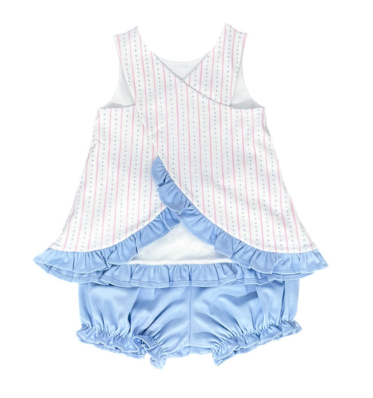 Poppy Bloomer Set - Blue Dot Bloomer Set *PRESALE*