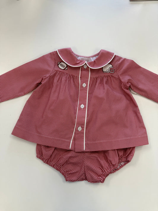 Clement Bloomer Set-Crimson & White