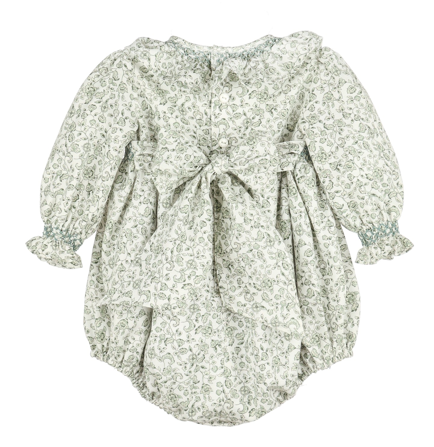 Heirloom Floral Bubble - Blue Green