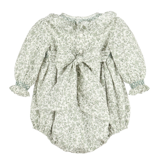 Heirloom Floral Bubble - Blue Green