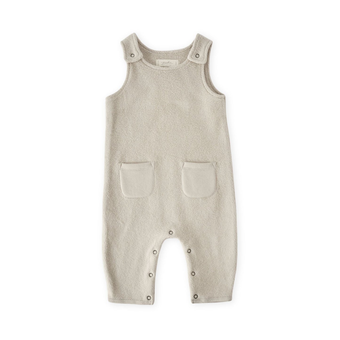 Teddy Fleece Overall - Stone