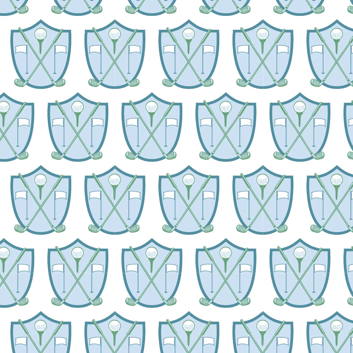 Walker Boys' Short Set - Golf Crest Blue