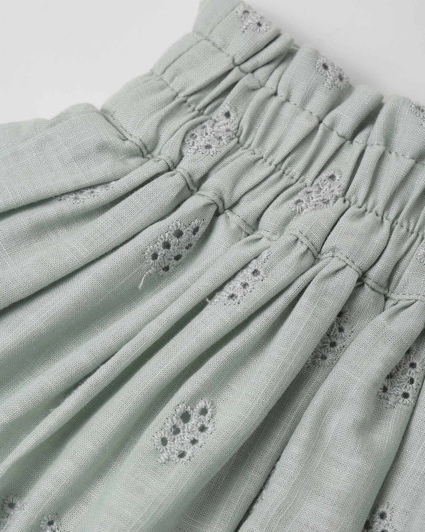 Rose Skirt Set - Seafoam