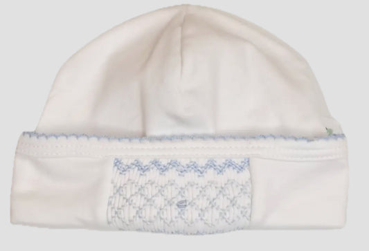 Little Threads Smocked Hat- Blue