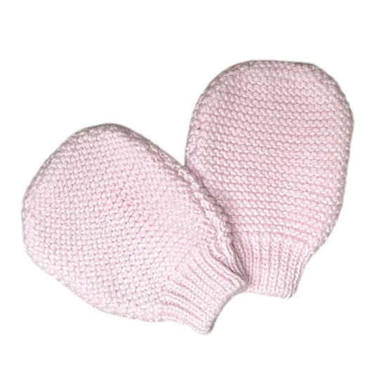 Mi Lucero Mittens - Blue, White, Pink