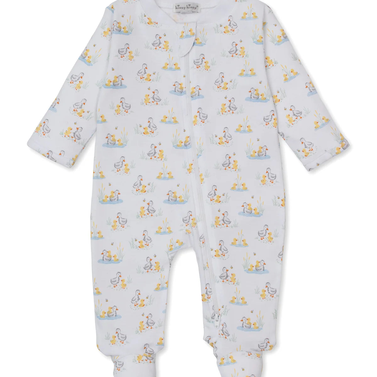 Duck Paddle Zippered Footie