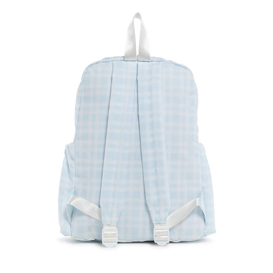 BACKPACKER- FULL SIZE BACKPACK- PIMLICO PLAID BLUE