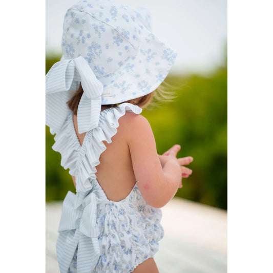 Moonlight Floral Frilled Swimsuit *PRESALE* Lycra SPF 50