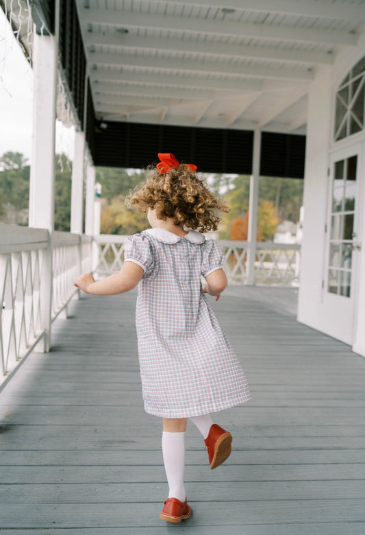 Perfectly Pleated Dress - Primary Plaid