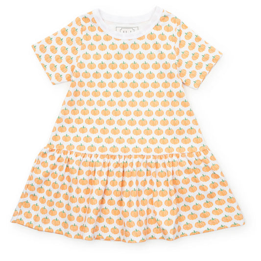 Lottie Girls' Dress - Harvest Pumpkin *SHIPS LATE JULY*