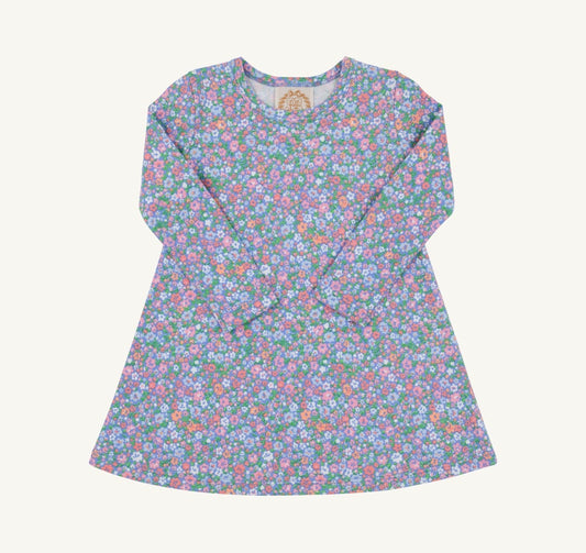Long Sleeve Polly Play Dress- Mountain Brook Mini Floral