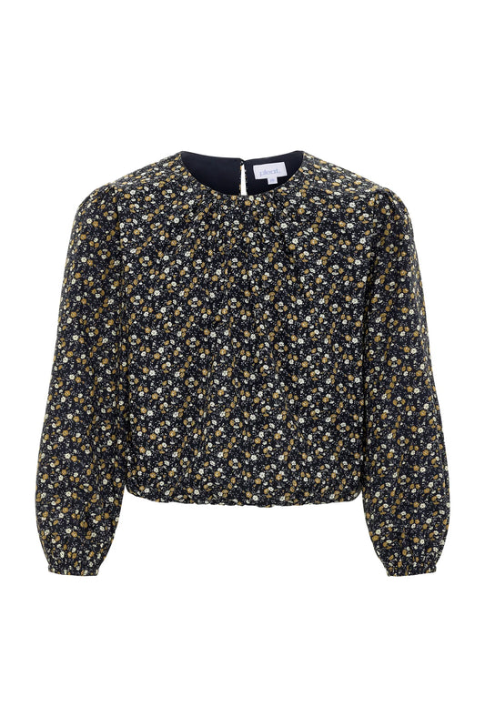 Wren Top - Midnight Floral