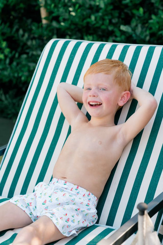 Boys Swim Trunks - Yacht