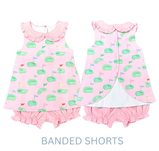 Putter Up - Maisy Banded Short Set *PRESALE*