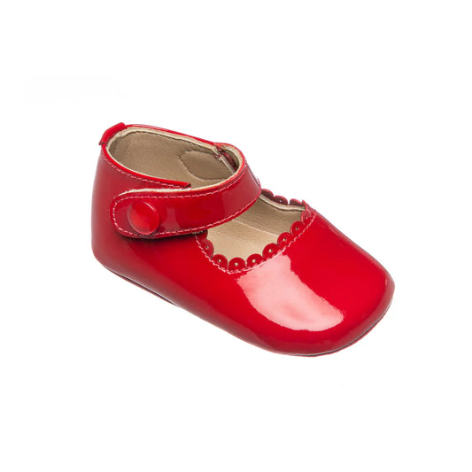 Baby Mary Jane-Patent Red