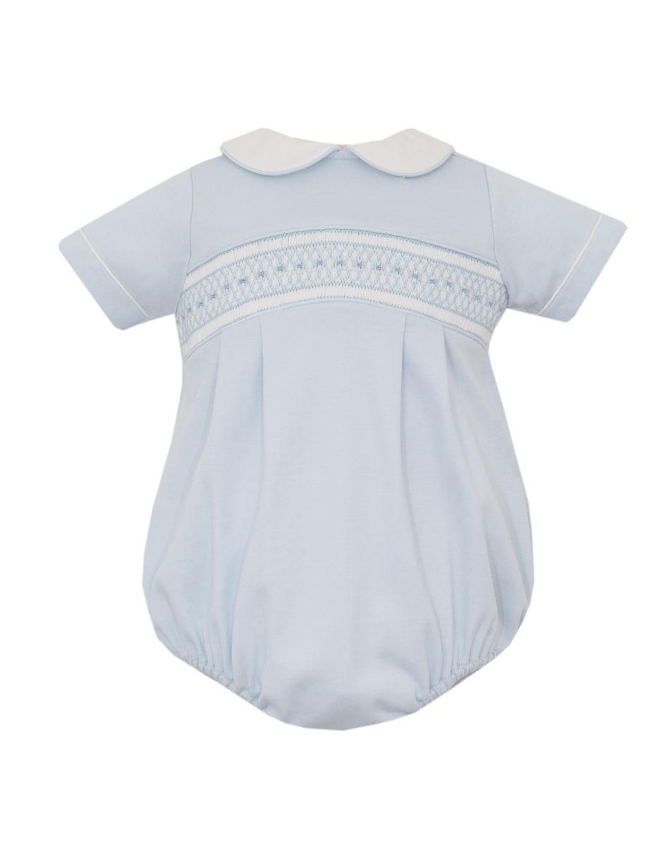 Carter Blue Knit Boy Romper