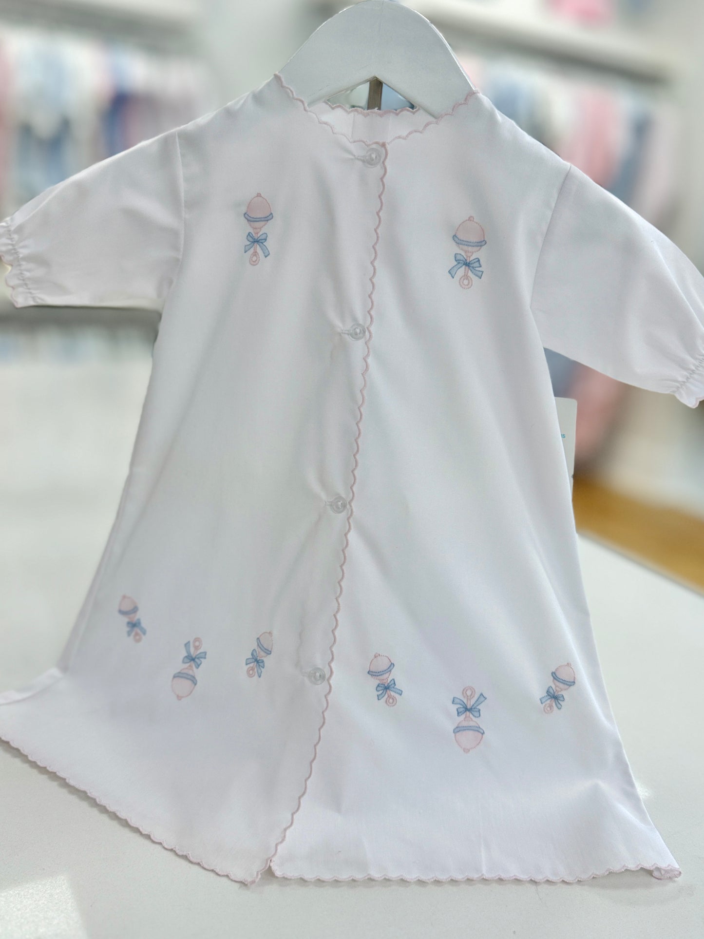 Pink Rattle Daygown