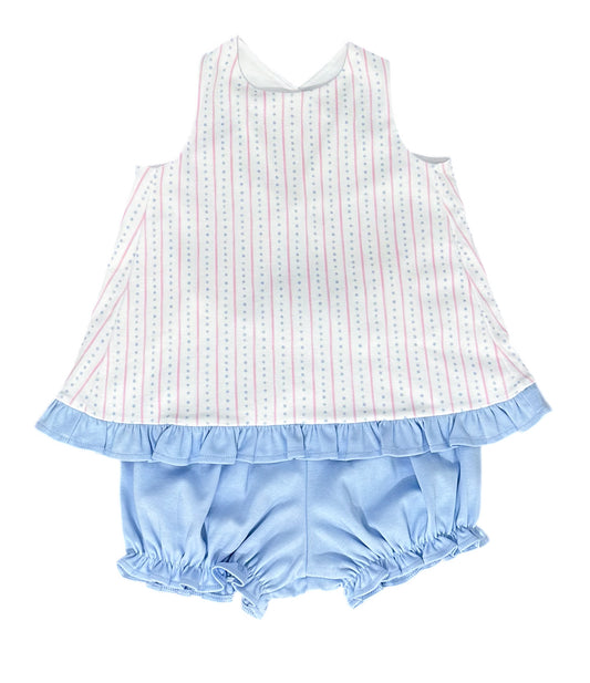 Poppy Bloomer Set - Blue Dot Bloomer Set *PRESALE*