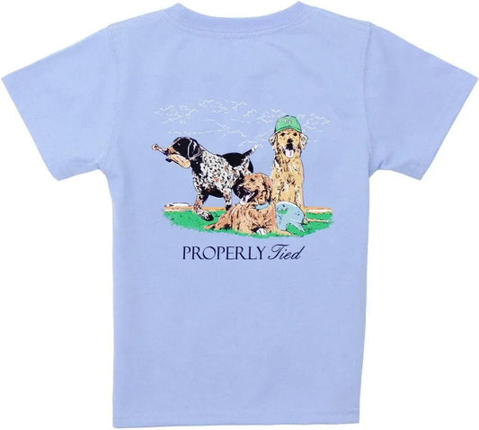 Boys Diamond Dogs SS Light Blue