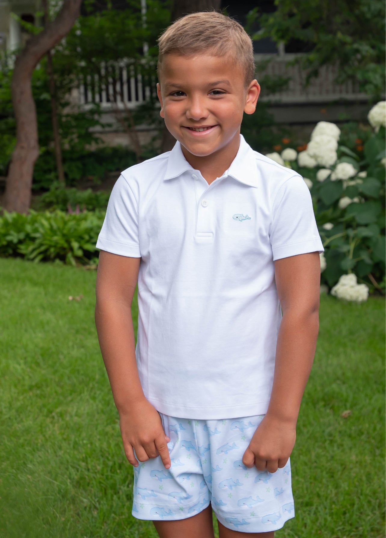 Oh Whale - Conrad Shorts & Polo Set