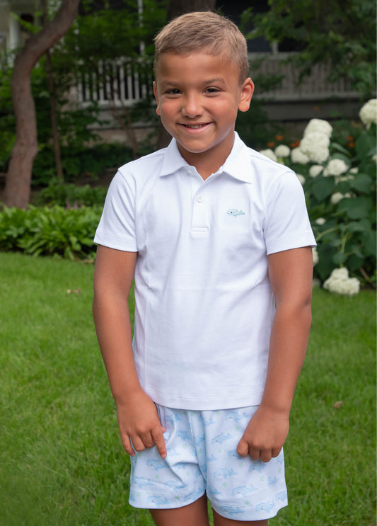 Oh Whale - Conrad Shorts & Polo Set