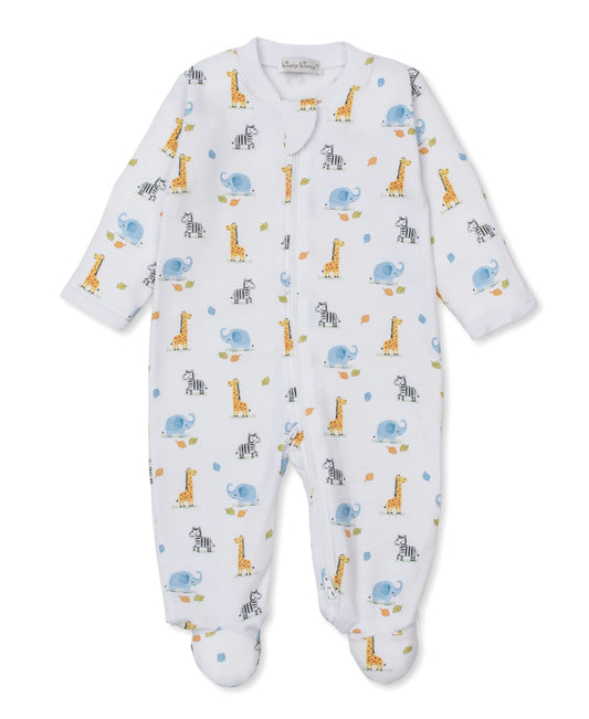 Safari Bunch Zippered Footie