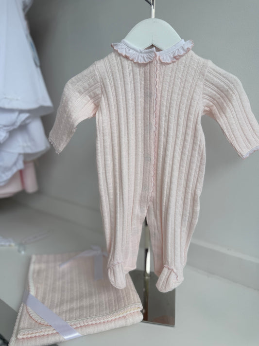 Amory Footie- Pink