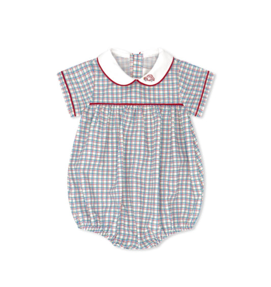 Covington Bubble - Primary Plaid, Cars
