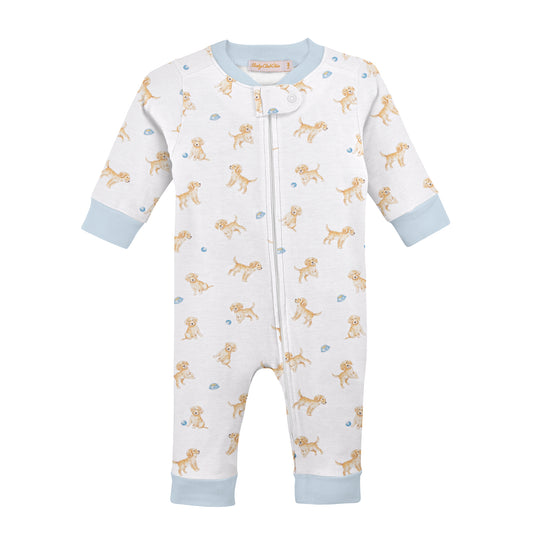 Tiny Puppies Zippered Romper