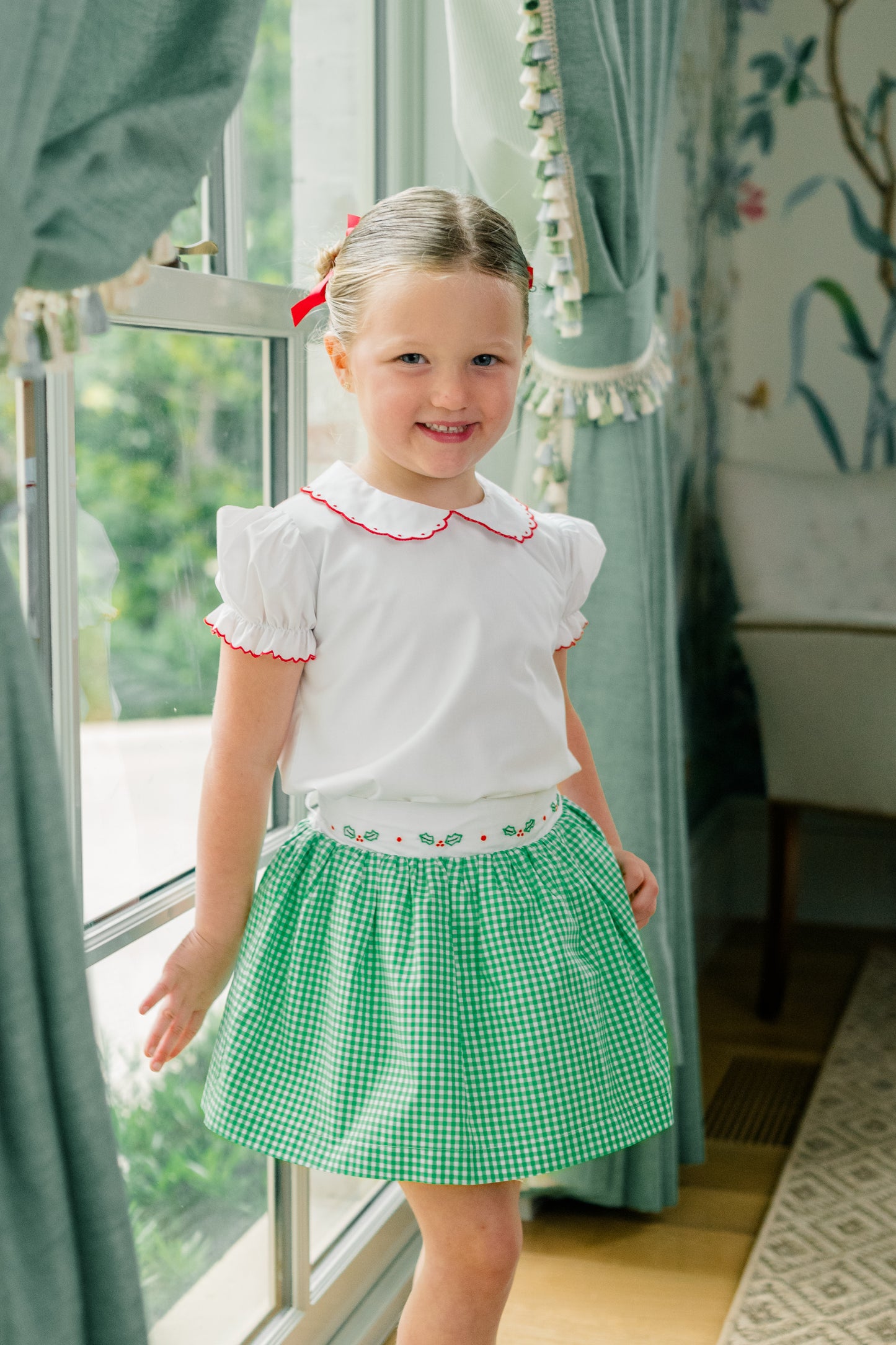 Carol Christmas Skirt Set - **PRESALE SHIPS LATE AUGUST**