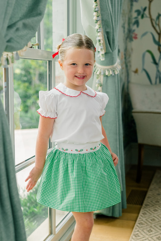 Carol Christmas Skirt Set - **PRESALE SHIPS LATE AUGUST**