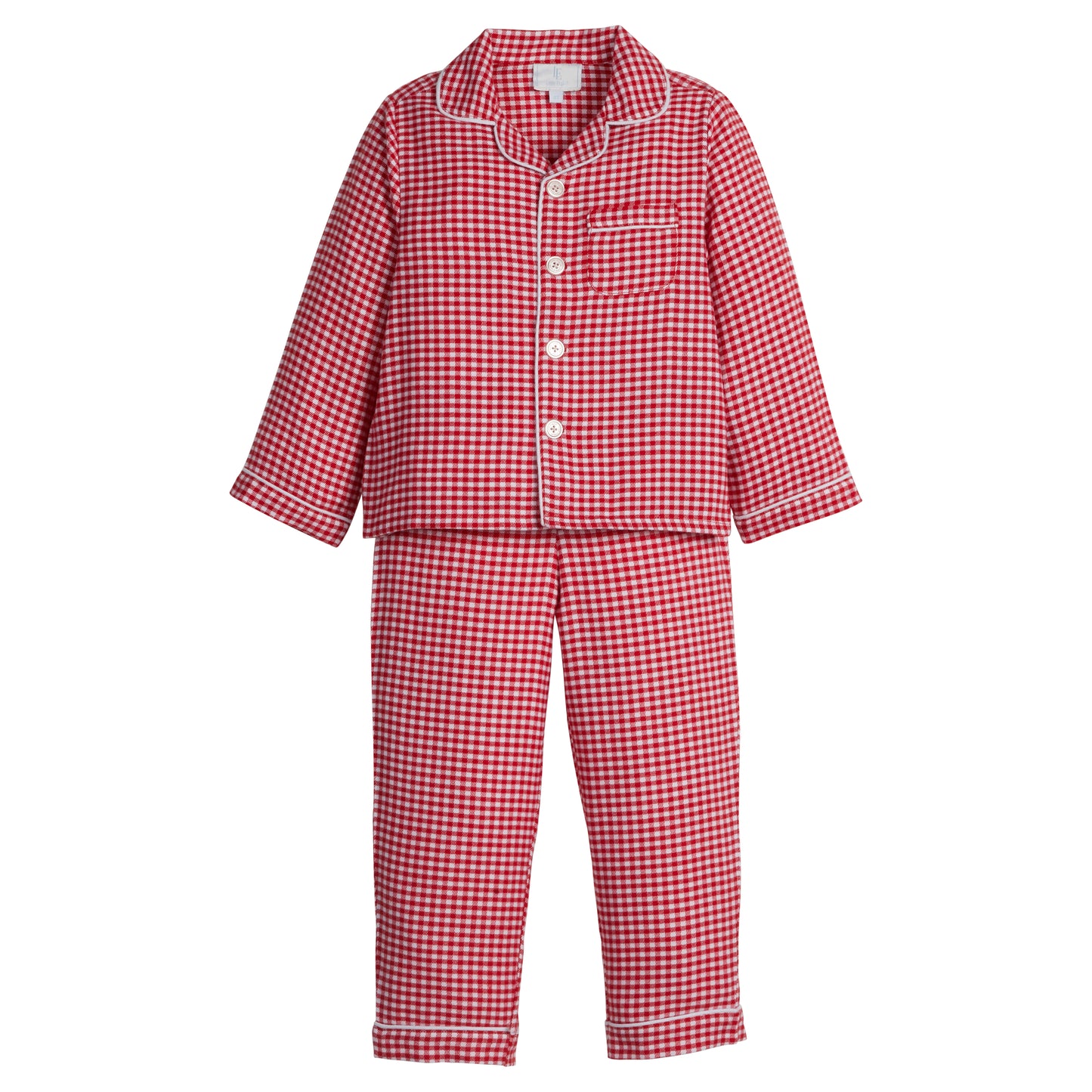 Classic Christmas Pj Set- Red Gingham