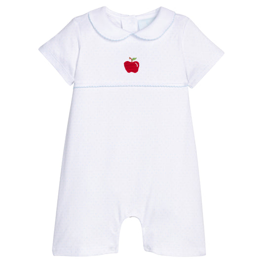 Crochet Ream Romper - Apple