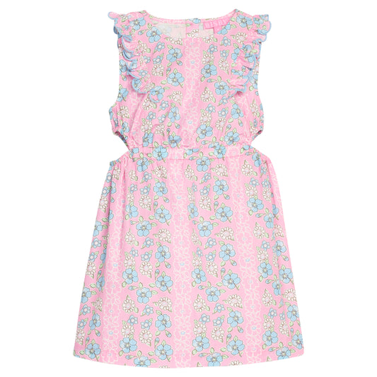 Cutout Dress - Spring Marguerite Floral