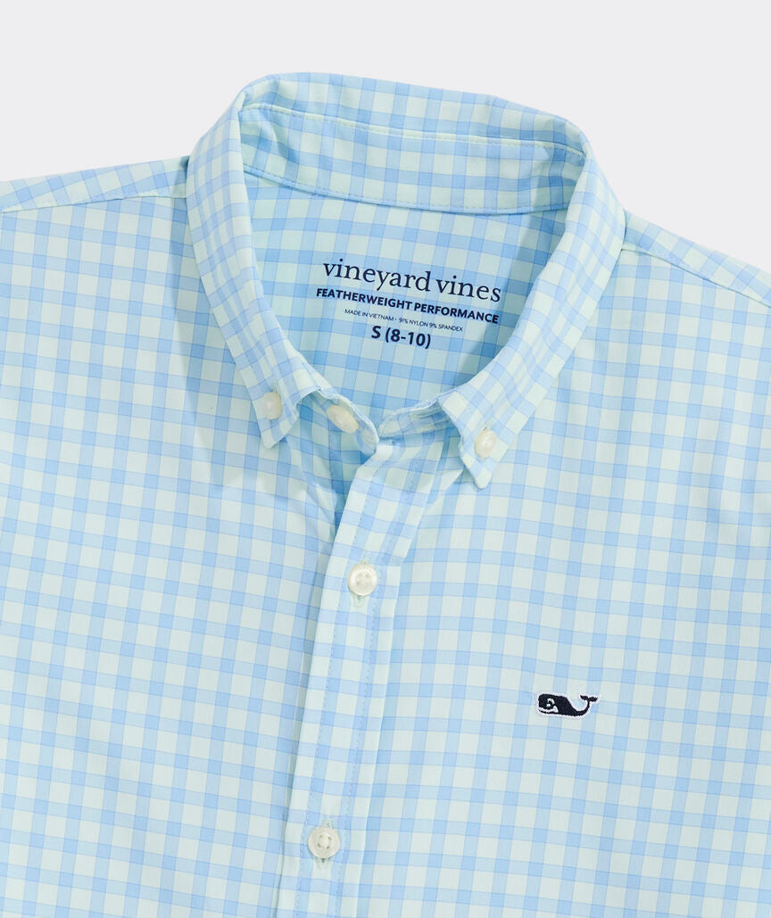 Lemon Shark Featherweight Performance Shirt - Aqua Glass
