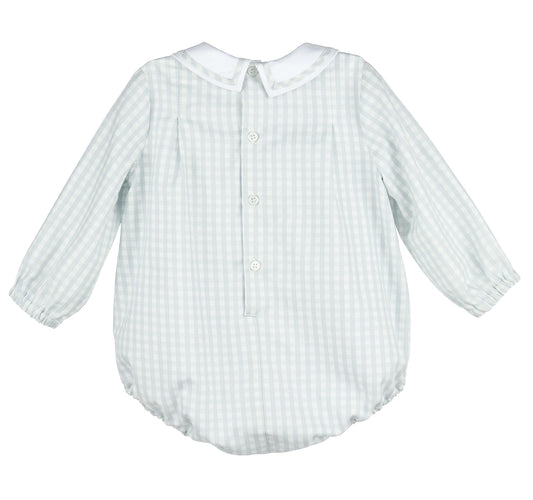 Frosty Check Boy Bubble - Blue