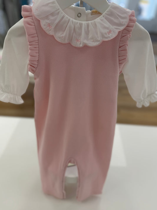 Bows Pima Jacquard Overall Set