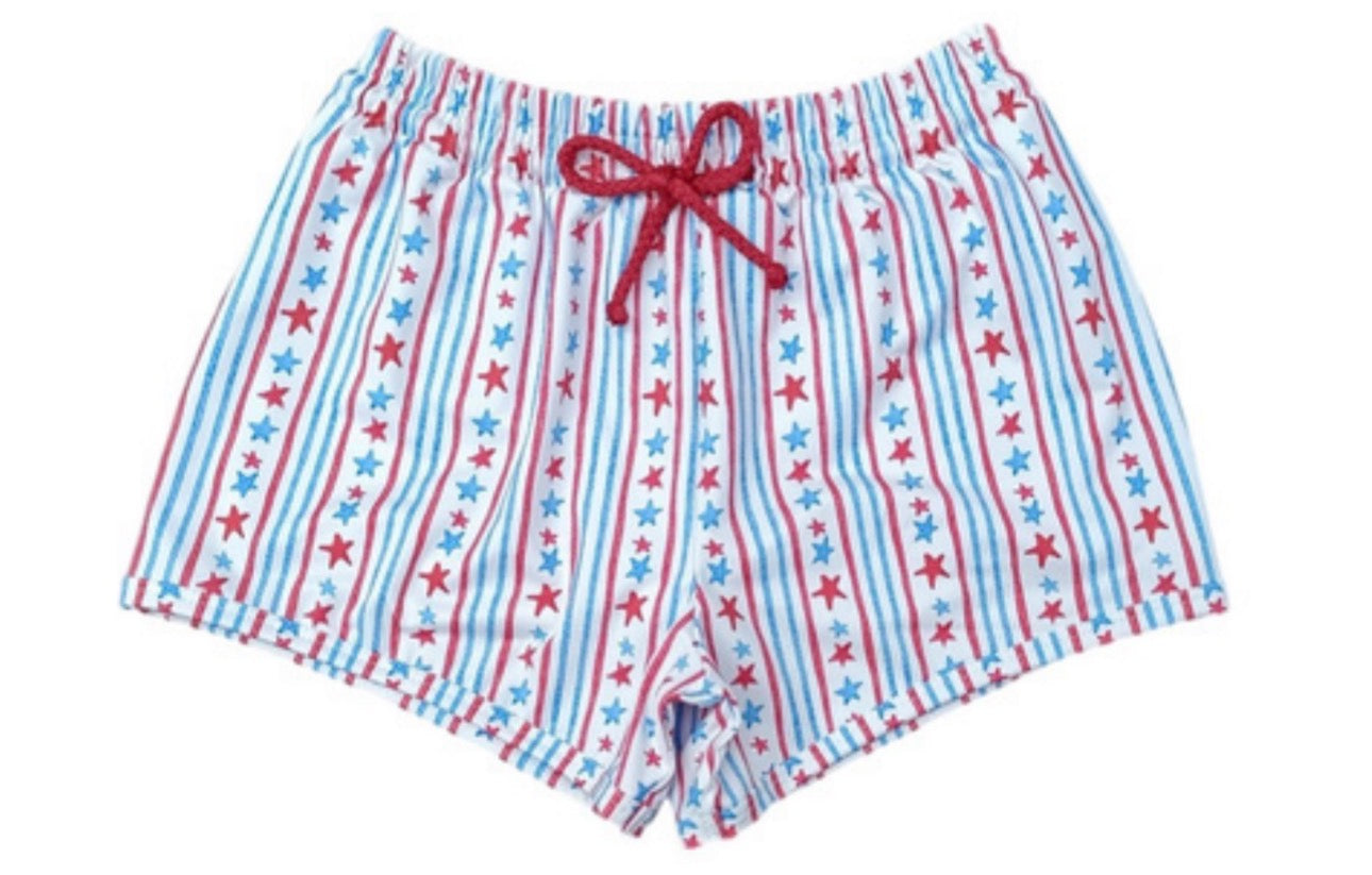 James Swim -  Patriotic Stars and Stripes Swim Shorts PRESALE*