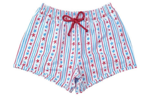 James Swim - Patriotic Stars and Stripes Swim Shorts PRESALE*