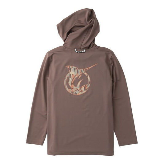 Boys' Pro Performance Hoodie T-shirt - Coffee Quartz *PRE ORDER*